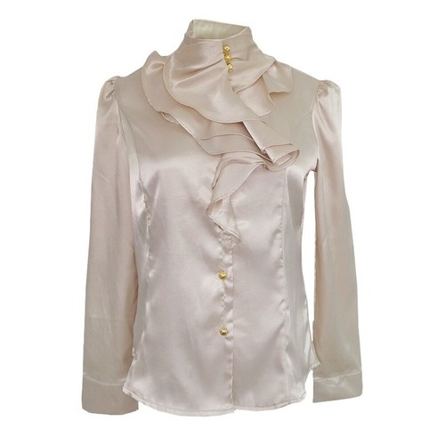 Damen kunstseide hemd - hemd, satin