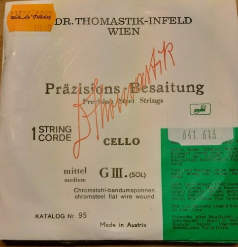 Thomastik infeld cello - thomastik-infeld, cello-saiten