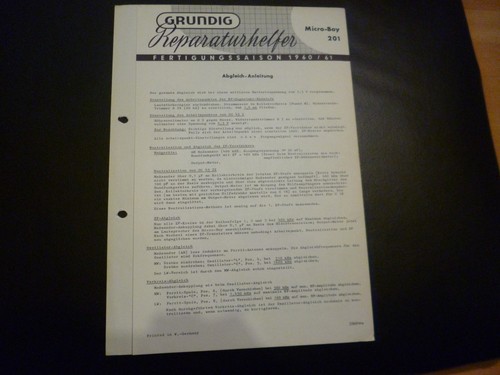 Original service manual - original,