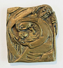 Bronze Wandrelief, "Heilige