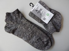 Hirsch-Natur Sport-Freizeit-Sneakersocke 40/41 schw bei Bio Wolle Leinen KbA Dam