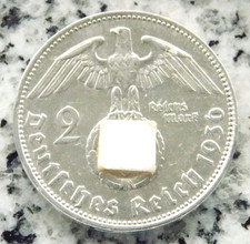 2 Reichsmark 1936 D Hindenburg