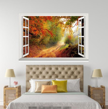 3D Herbst Wälder 674 Offen