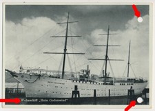 134281, Postkarte "Wohnschiff Hein Godenwin`", Geleitboot F9, 1.Geleitflottille