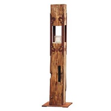 Holzlaterne aus alten Balken