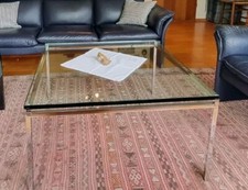 Vintage Knoll Bauhaus Glastisch Couchtisch Tisch seltenes Fundstück