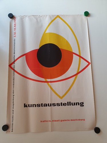 Plakat kunstausstellung - plakat,