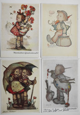 Postkarten AK B. Hummel 4x Künstlerkarten ca. 1960 Postcards