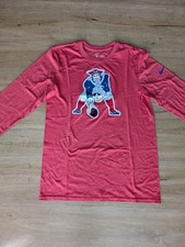 New England Patriots Retro Longsleeve, Gr.M, Nike NFL Shirt