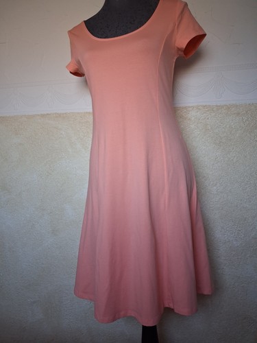 Kleid baumwolle apricot - kleid,
