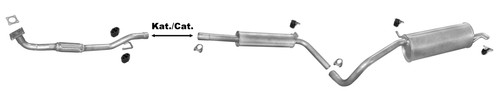 Auspuff für seat - für,
