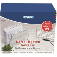 Stylex Karteikasten mit 100