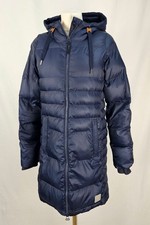 ORIGINAL ADIDAS Damen Parka Jacke Steppjacke Daunenjacke Mantel Blau XS S 34 36