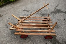 Alter handwagen leiterwagen - handwagen,