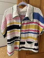 Rich Royal Damen Strickjacke Gr. XL Aktuelle Kollektion! Oversize Häkel Look NEU