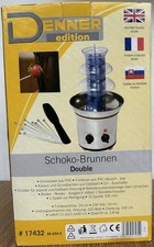 Schokoladenbrunnen Schokofondue 320 W Fondue Schokofontäne Schokobrunnen Double 