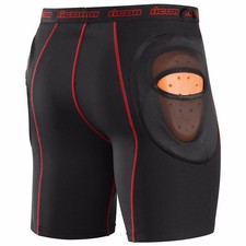 Icon Short Hüfte Protektoren Aufprall Schutz schwarz Gr. XL Motorrad Fahrrad MX