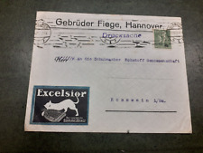 Inflationsbrief aus Hannover 1922. Motiv Katze, Schuhe, Schuster