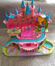 Polly Pocket Disney Magic Kingdom 90er mit 8 Figuren Sammler Vintage RAR