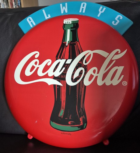 Großes coca cola - großes, werbeschild