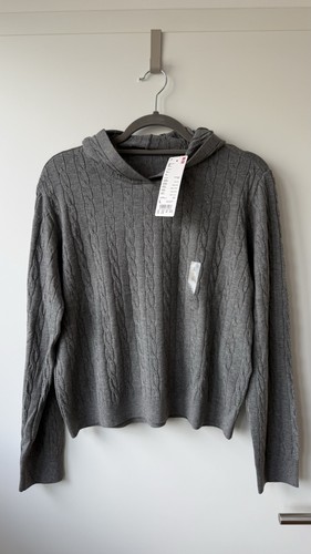 Uniqlo hoodie grau neu - grau,