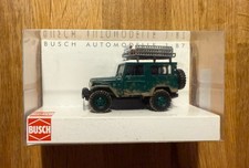 Top: Busch 43006 Toyota Land Cruiser J4 Offroad Grün Automodell 1:87 OVP!