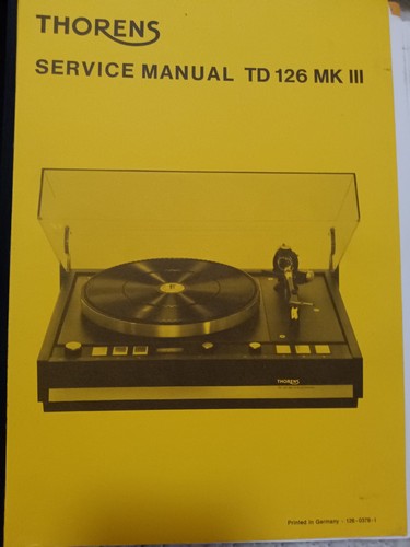 Thorens elpa 126mkiii - elpa, td-126mkiii