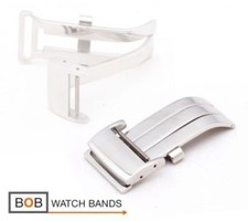 Neutrale Edelstahlfaltschließe kompatibel mit Breitling - Faltschließenuhrband