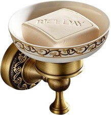 Seifenschale antik Messing