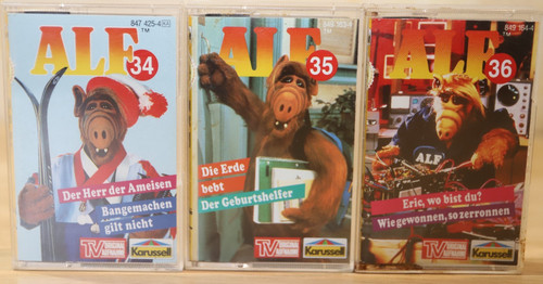 Hörspielkassetten alf - hörspielkassetten,