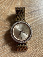 Michael Kors MK 3192 Damenuhr Pave Kristall Lünette Rose Gold Quarz