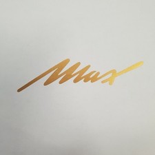 Aufkleber NSU Max *gold* Sticker Logo Abziehbild *Oldtimer*Motorrad