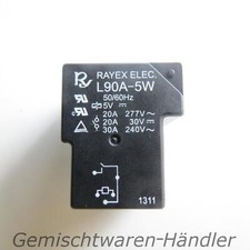 Relais 5V Steuerspannung 230V 30A Leistungsrelais 30V 20A Ampere Volt L90A-5W