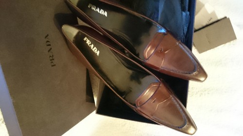 Neu prada edle pumps braunes - neu,