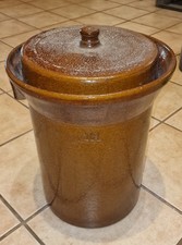 Steintopf Gärtopf Sauerkraut, 30L, mit Tragegriff, Vintage