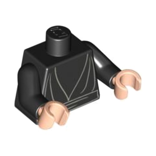 Lego schwarz torso jedi - schwarz,
