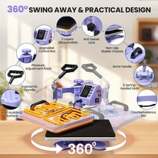 8in1/5in1 38x30cm Hitzepresse