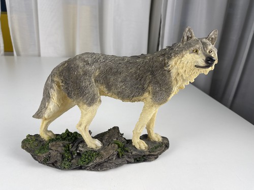 Kunststoff sammler figur wolf - sammler,