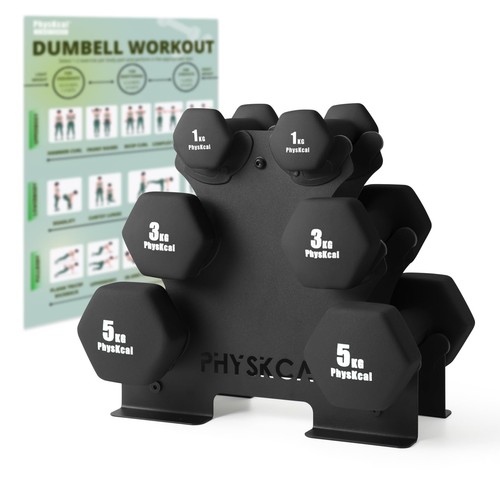 Dumbbells set black - set, of