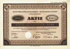 BÜRGERBRÄU 1952 Ludwigshafen