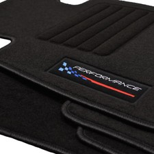 Fußmatten passend für BMW 5er E60 E61 ab Bj.2003 -2011 Velours Logo Autoteppiche