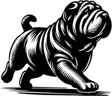 SHAR-PEI Aufkleber
