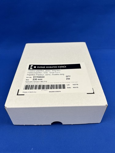 Pasteurpipetten aus glas - glas, 230