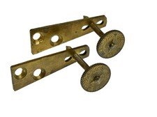 Alte GUSTAV BECKER Abstandhalter + Schrauben f Uhrengehäuse Regulator clock