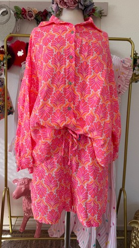Musselin set hose - short, mit