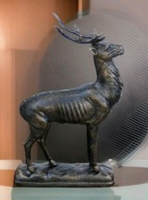 Eisenfigur Hirsch mit Geweih
