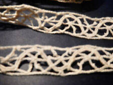 2m ungebrauchte antike guipure Spitze aus Frankreich