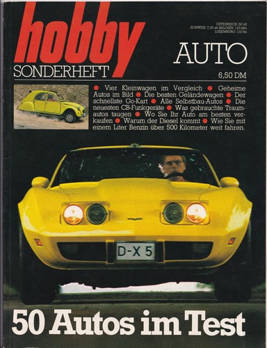 Hobby sonderheft autos - "50, im