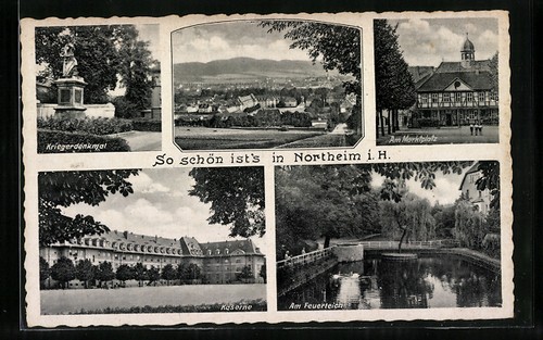 Ansichtskarte northeim - ansichtskarte,