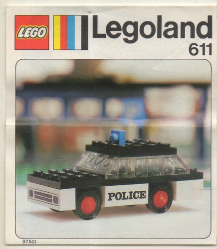 Lego anleitung 611 polizeiauto - lego,